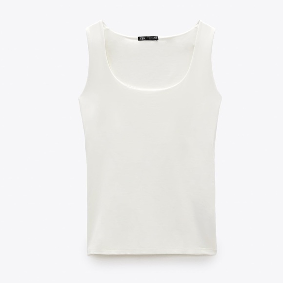 Zara wide strap stretch top Clearance